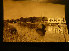 Ilustrata Delta Dunarii - Canalul Sfantu Gheorghe ,circulat 1964 foto