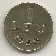 ROMANIA 1 LEU 1950 [5] XF , livrare in cartonas foto