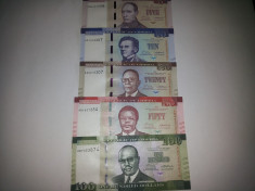 Liberia Set 5,10,20,50,100 Dollars 2016 UNC foto