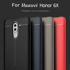 Husa / Bumper Antisoc model PIELE pentru Huawei Honor 6X foto