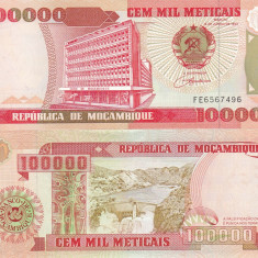 Mozambic 100 000 Meticais 1993 UNC