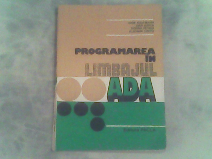 Programarea in limbajul ADA-Iosif Kaufmann...