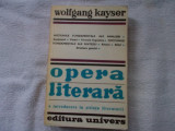 W. Kayser - Opera literara