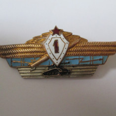 Insigna militara sovietica/URSS-Ofiter specialist clasa 1 blindate din anii 60