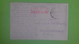 Carte Postala Stampila Militara Circulata 1917, Printata, Romania 1900 - 1950