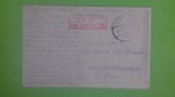 Carte Postala Stampila Militara Circulata 1917, Printata, Romania 1900 - 1950