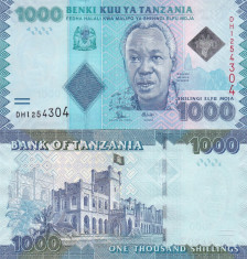 Tanzania 1 000 Shilingi 2010 UNC foto