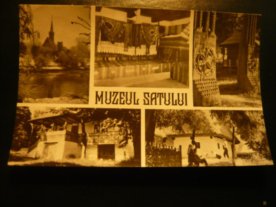 Ilustrata Muzeul Satului - Bucuresti ,circulat 1965 foto