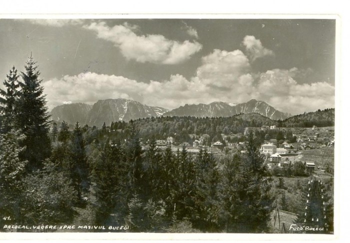 CP Z540 -PREDEAL -VEDERE SPRE MASIVUL BUCEGI -CIRCULATA 6 AUGUST 1942-CENZURATA