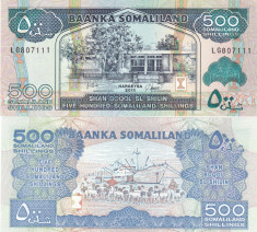 Somaliland 500 Shilings 2011 UNC foto