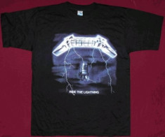 Tricou Metallica - Ride The Lightning,XXXL,calitate 180 grame foto