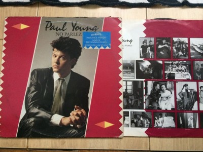 Paul young no parlez 1983 album disc viny lpl muzica pop rock editie CBS VG+ foto