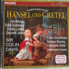 HUMPERDINCK - Hansel and Gretel - C D Original ca NOU (Philips)