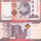 Bancnota Tanzania 2000 Shilingi 2015 UNC