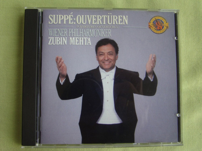 FRANZ VON SUPPE - Overtures / Zubin Mehta - C D Original ca NOU (DDD)