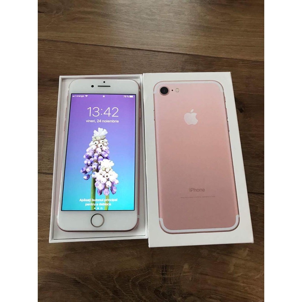 Vand iPhone 7 rose gold 128 gb, Roz, Smartphone, 128GB Okazii.ro