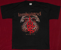 Tricou Lamb of God - Wrath ,calit 180 gr,inclusiv XS ,tricouri formatii rock foto