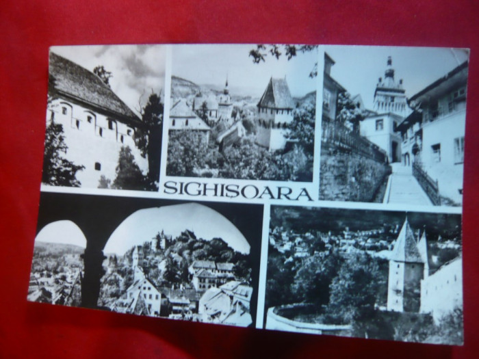 Ilustrata Sighisoara ,cca 1960