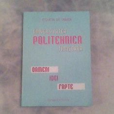 Universitatea ,,Politehnica,, Timișoara-Monografie-Coleta de Sabata