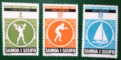 SAMOA I SISIFO 1969 &amp;ndash; SPORT, serie nestampilata, DF11 foto