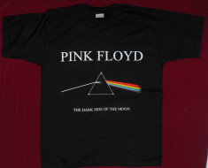 Tricou Pink Floyd - The Dark Side Of The Moon ,impr pe tricou Fruit of the Loom foto