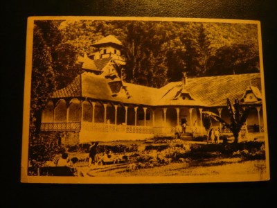 Ilustrata Caciulata - Calimanesti - In Parc , circulat 1955 foto