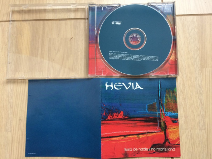 hevia tierra de nadie no man&#039;s land cd disc muzica folk rock EMI records1999 VG+