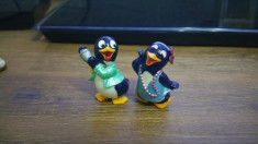 K013 Kinder surprise vintage - set 2 pinguini Peppy Pingos Party 1994 foto