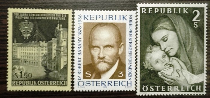 AUSTRIA - ANIVERSARI, serii nestampilate, DF10