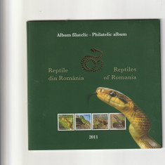 Romania,mapa ,Reptile,nr lista 1887c.