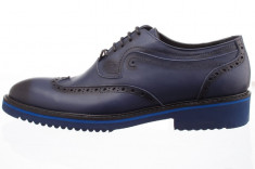 Pantofi barbati Ucu Dima,Cod:Bari Navy (Culoare: Bluemarin, Marime Incaltaminte: 43) foto