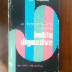 Ce trebuie sa stim despre bolile digestive - Ion Gherman (1976)