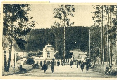 CP Z632 -VATRA DORNEI-IN PARC -CIRCULATA 26 AUG 1954 FARMACISTI- REINHORN foto