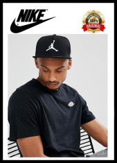 Sapca Nike Jordan Jumpman Neagra - Originala - Reglabila - 100% Poliester foto