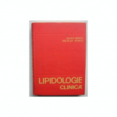 lipidologie clinica de iulian mincu nicolae cartonata editura medicala 1983