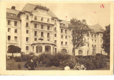 CP Z596 - SINAIA -HOTEL ,,PALACE&amp;quot; -EDIT.M.C.FLORESCU CRAIOVA 1945 -CIRCULATA foto