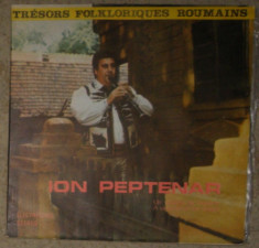 Vinyl/vinil Ion Peptenar-taragot (Banat) &amp;ndash;colectia Tresors Folkloriques ,VG+ foto