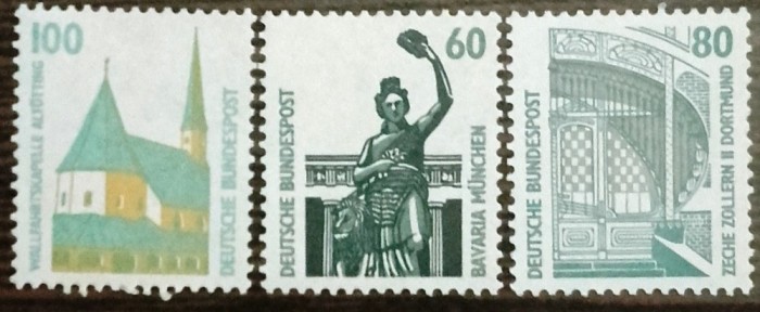 GERMANIA 1991 - UZUALE, timbre nestampilate, DF10