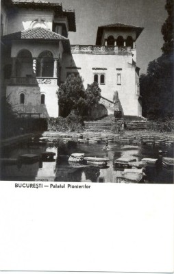CP Z617 -BUCURESTI -PALATUL PIONIERILOR - RPR -NECIRCULATA foto