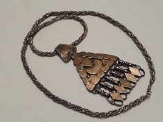 argint MEDALION MASIV OPULENT TURKMEN AFGHAN etnic TRIBAL splendid VECHI de efect UNIC
