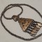 argint MEDALION MASIV OPULENT TURKMEN AFGHAN etnic TRIBAL splendid VECHI de efect UNIC