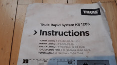 Vand kit Thule 1205 pt sistem prindere Rapid System 754 foto