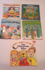 Lot 5 carticele pentru copii, in limba germana, frumos ilustrate foto