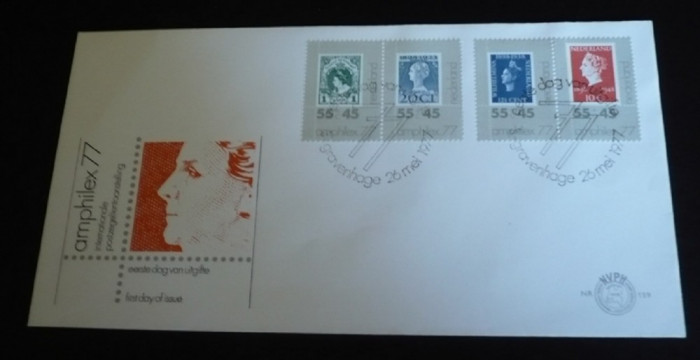 OLANDA 1977 &ndash; REGINA WILHELMINA, FDC, PB18