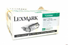 Cartus Original Lexmark 12A5840 Black pentru Lexmark Optra T610 / T612 / T614 / T616, nou, cutie deteriorata foto