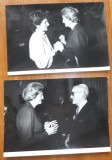 2 fotografii cu Mia Groza si Clea si Enrique Lupiz la ONU ,carte vizita ,anii 70