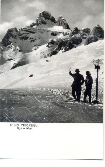 CP Z659 - MUNTII CIUCASULUI - TIGAILE MARI -DATATA 1958 -RPR-NECIRCULATA