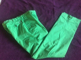 Pantaloni superbi barbatesti BURBERRY, mas. 50 2+1 gratis, Verde, Lungi