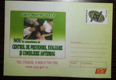 ROMANIA - AGENTIA NATIONALA ANTIDROG. PLIC NECIRCULAT (PC3) foto