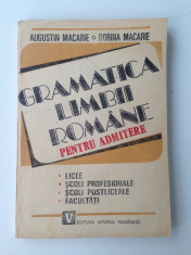 Gramatica limbii romane/Augustin si Dorina Macarie/1993 foto